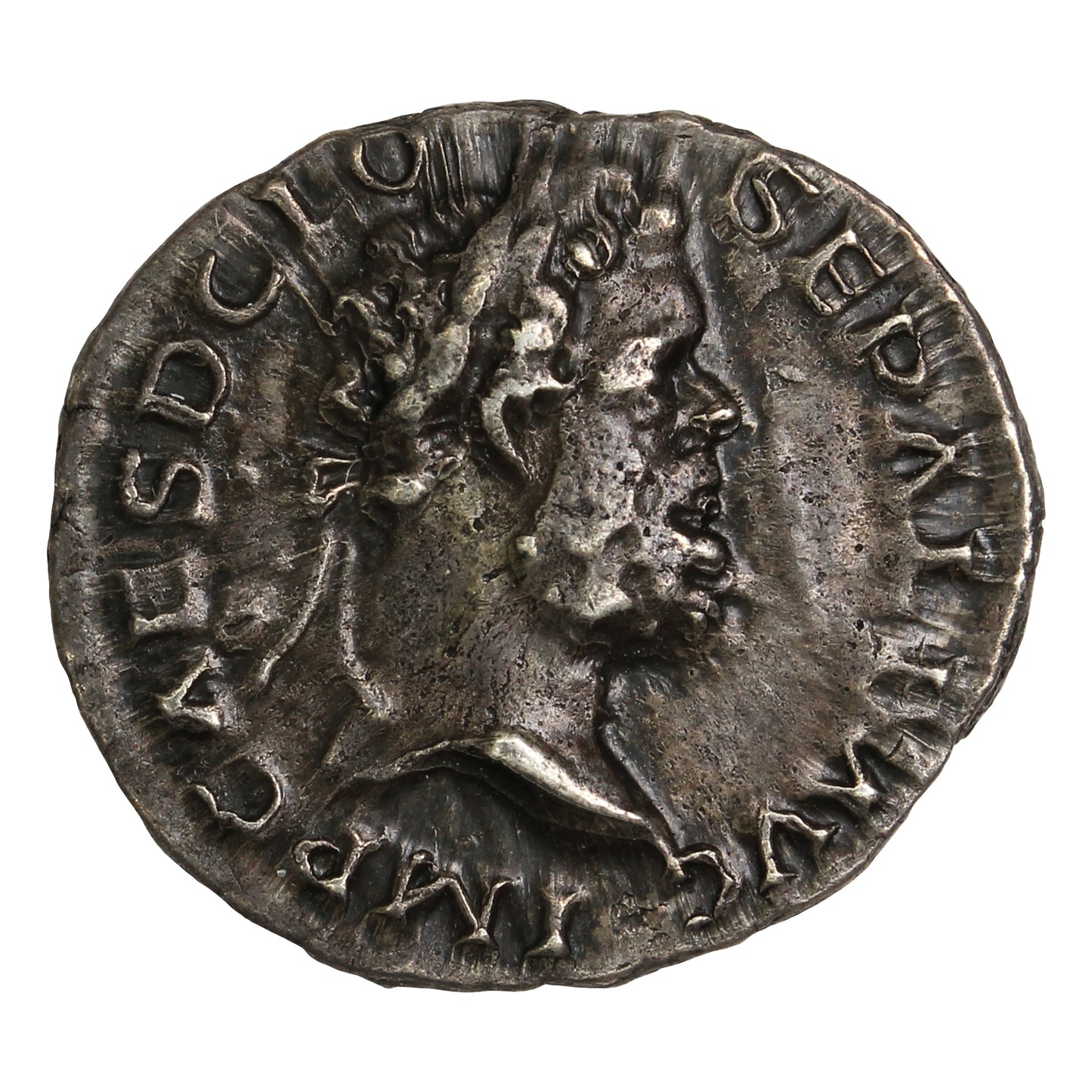 Ancient Rome 195-196AD Victory Rev. Clodius Albinus Silver Denarius Extra Fine (EF40)