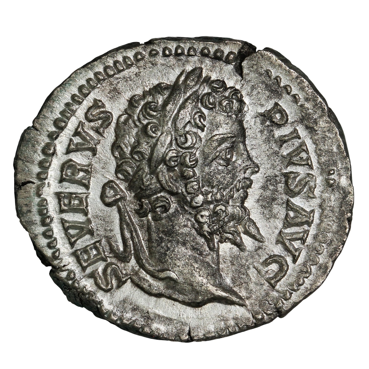 Ancient Rome 204AD S6285 Incarth Septimus Severus Silver Denarius AU-UNC (AU55)