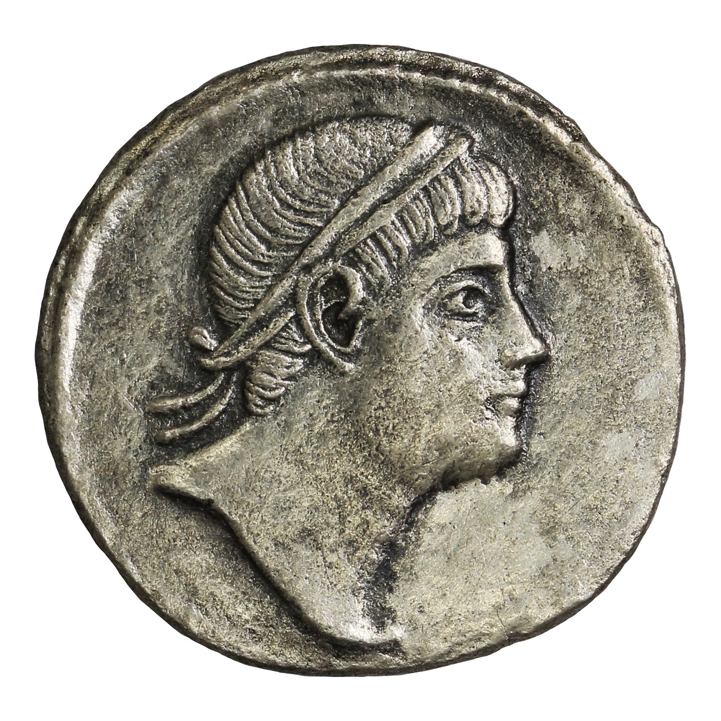 Ancient Rome 336-337AD S17088 Constantine II Silver Siliqua Extra Fine (EF40)