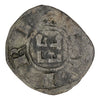 Crusader States 1205-18 Kingdom of Cyprus Hugh I Silver Denier Very Fine (VF20)