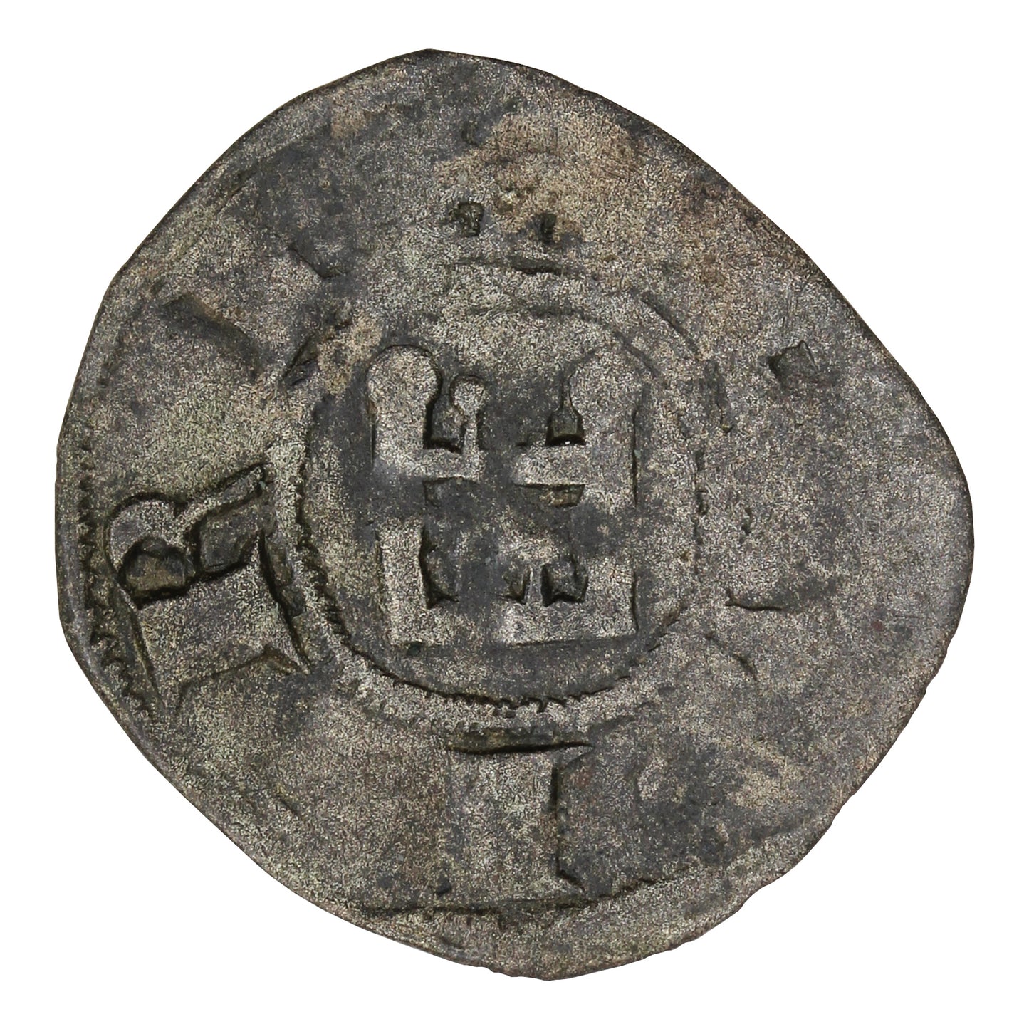 Crusader States 1205-18 Kingdom of Cyprus Hugh I Silver Denier Very Fine (VF20)