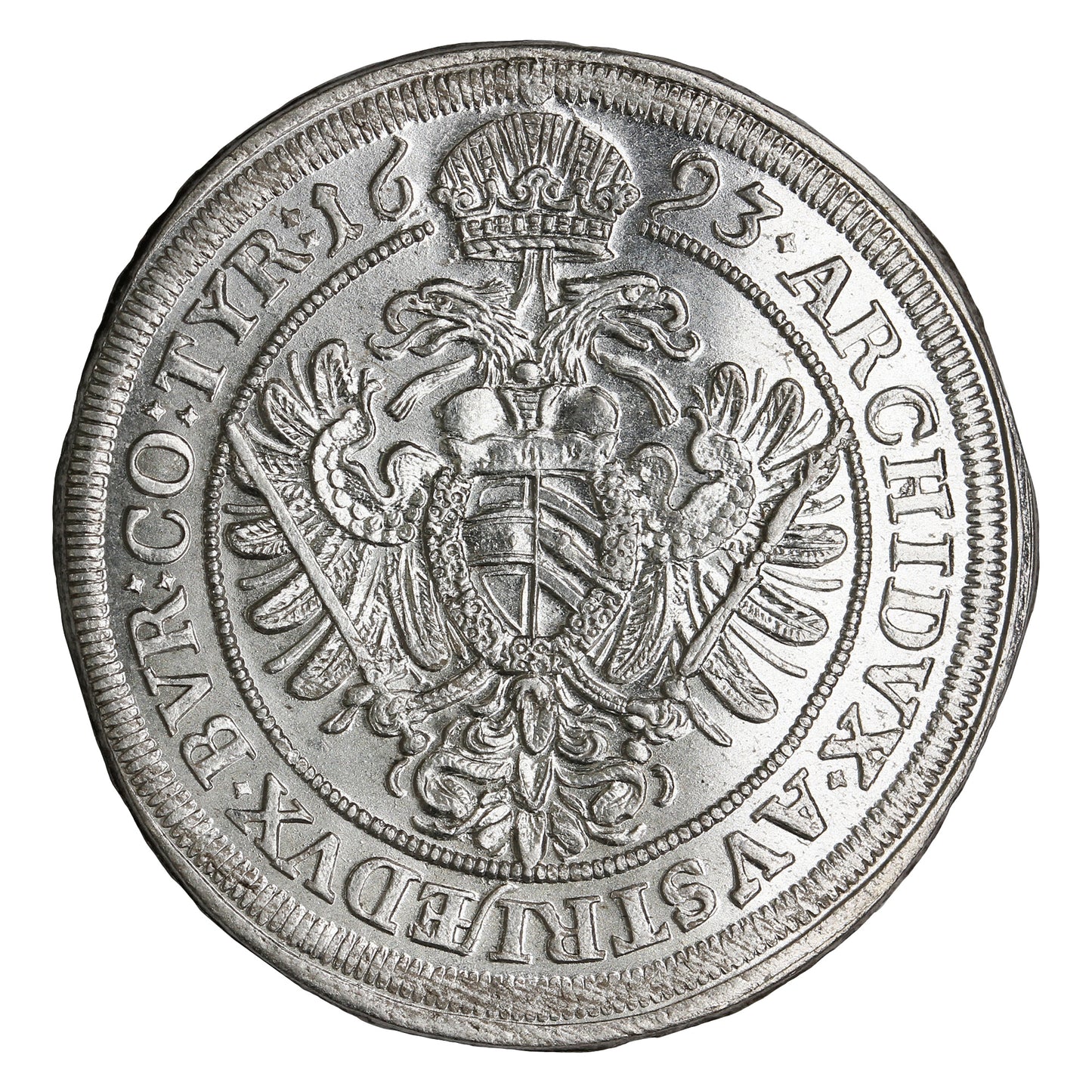 Austrian States 1693 Leopold I 15 Kreuzer Choice Brilliant Uncirculated (MS64)