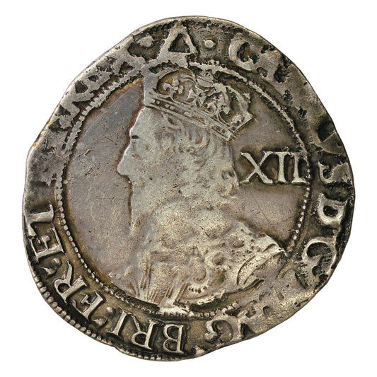 Great Britain 1625-1642 Tower Mint Charles I Shilling VF-EF (VF30)