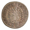 Hungary 1673KB Leopold I 6 Kreuzer VF-EF (VF30)