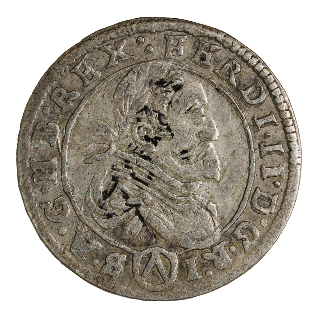 Austria 1626 Ferdinand II 3 Kreuzer Extra Fine (EF40) $