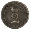 Great Britain 1691 William & Mary 2 Pence Very Good (VG8)