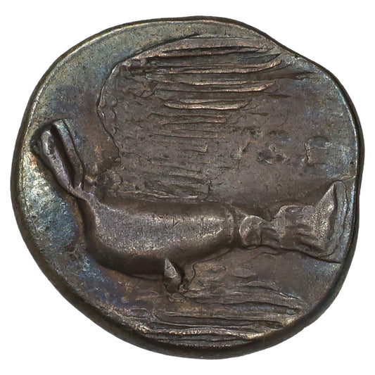 Ancient Greece 330-280 BC Chimaera/Dove Sikyon Silver Hemidrachm AU-UNC (AU55)