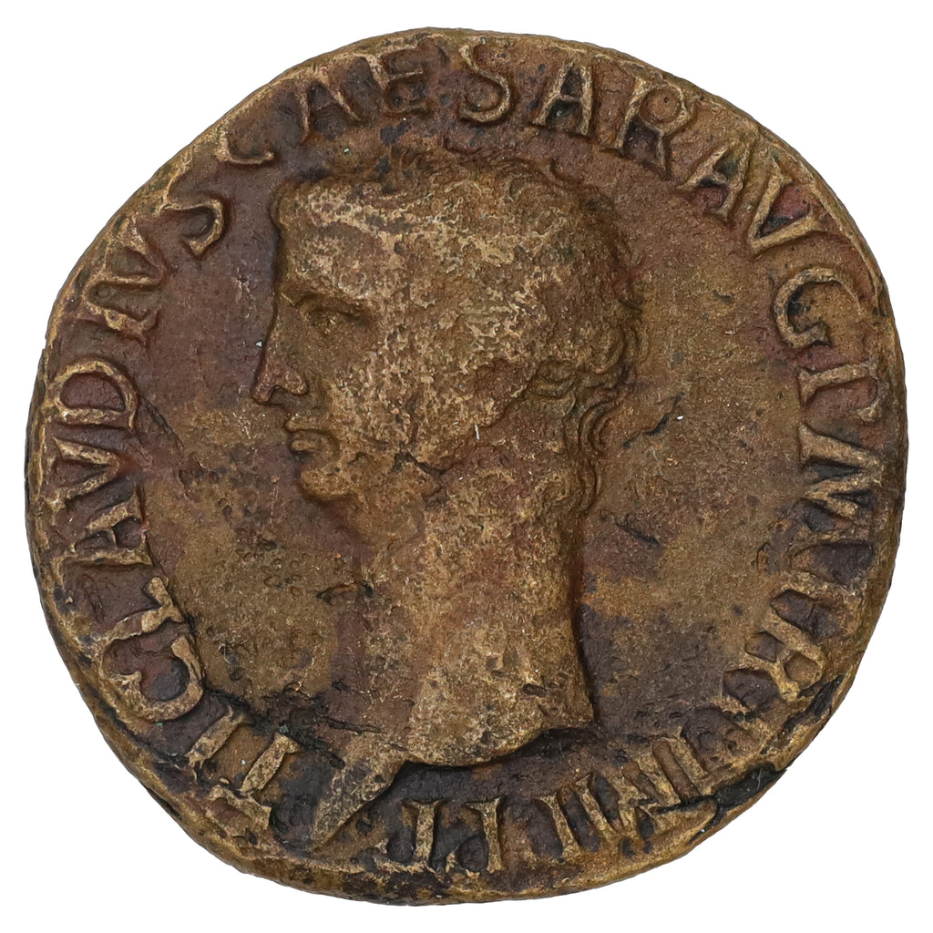 Ancient Rome 41-42 AD Claudius Libertas Copper As VF-EF (VF30)