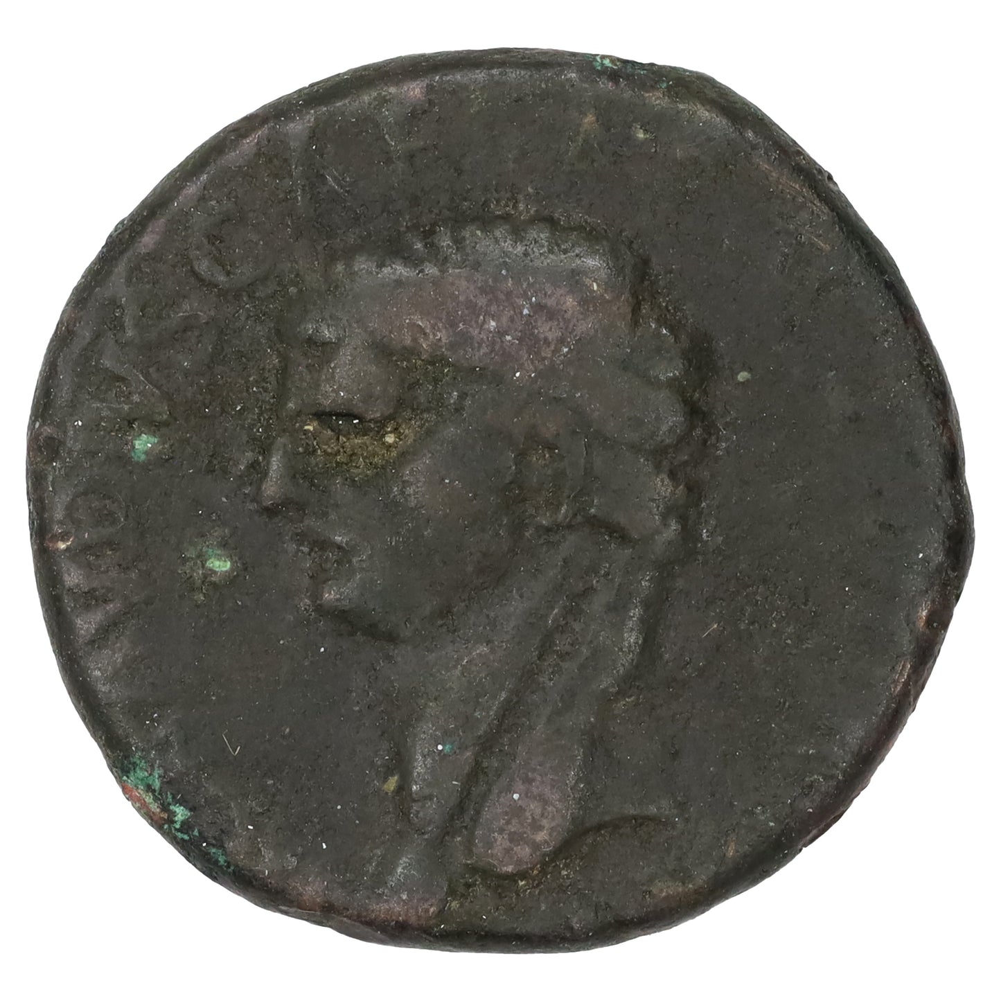 Ancient Rome 42-43 AD Claudius Constantia Copper AS F-VF (F15)