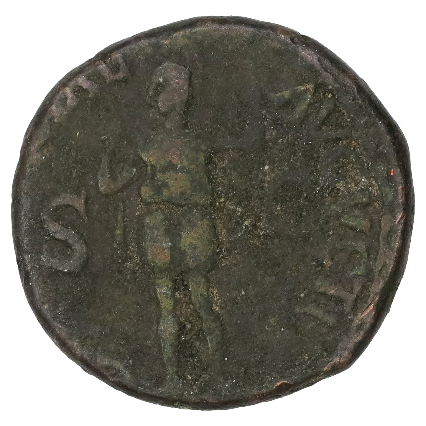 Ancient Rome 42-43 AD Claudius Constantia Copper AS F-VF (F15)
