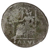 Ancient Rome 54-68 AD Nero Salus Silver Denarius VG-F (VG10)