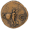 Ancient Rome 65 AD Nero Victory Copper As VF-EF (VF30)