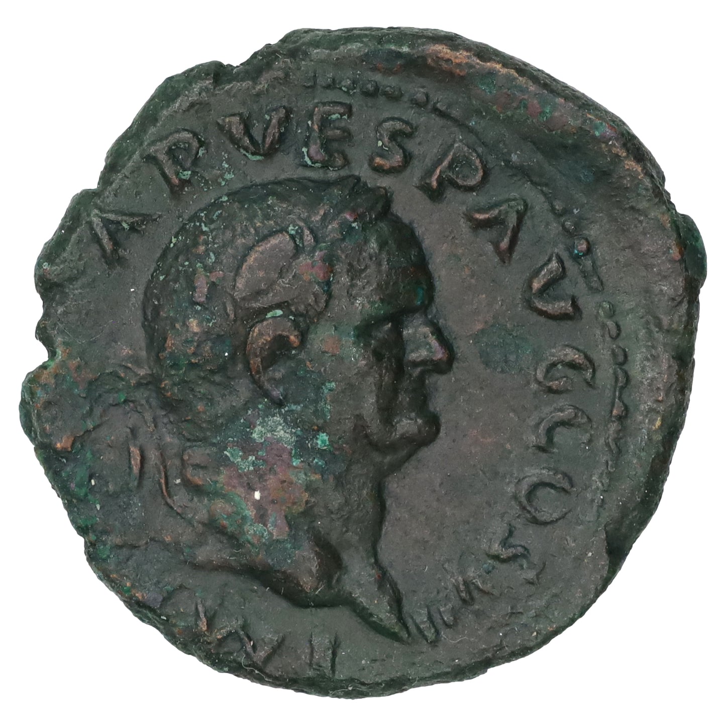 Ancient Rome 69-70 AD Vespasian Victory Copper AS Extra Fine (EF40)