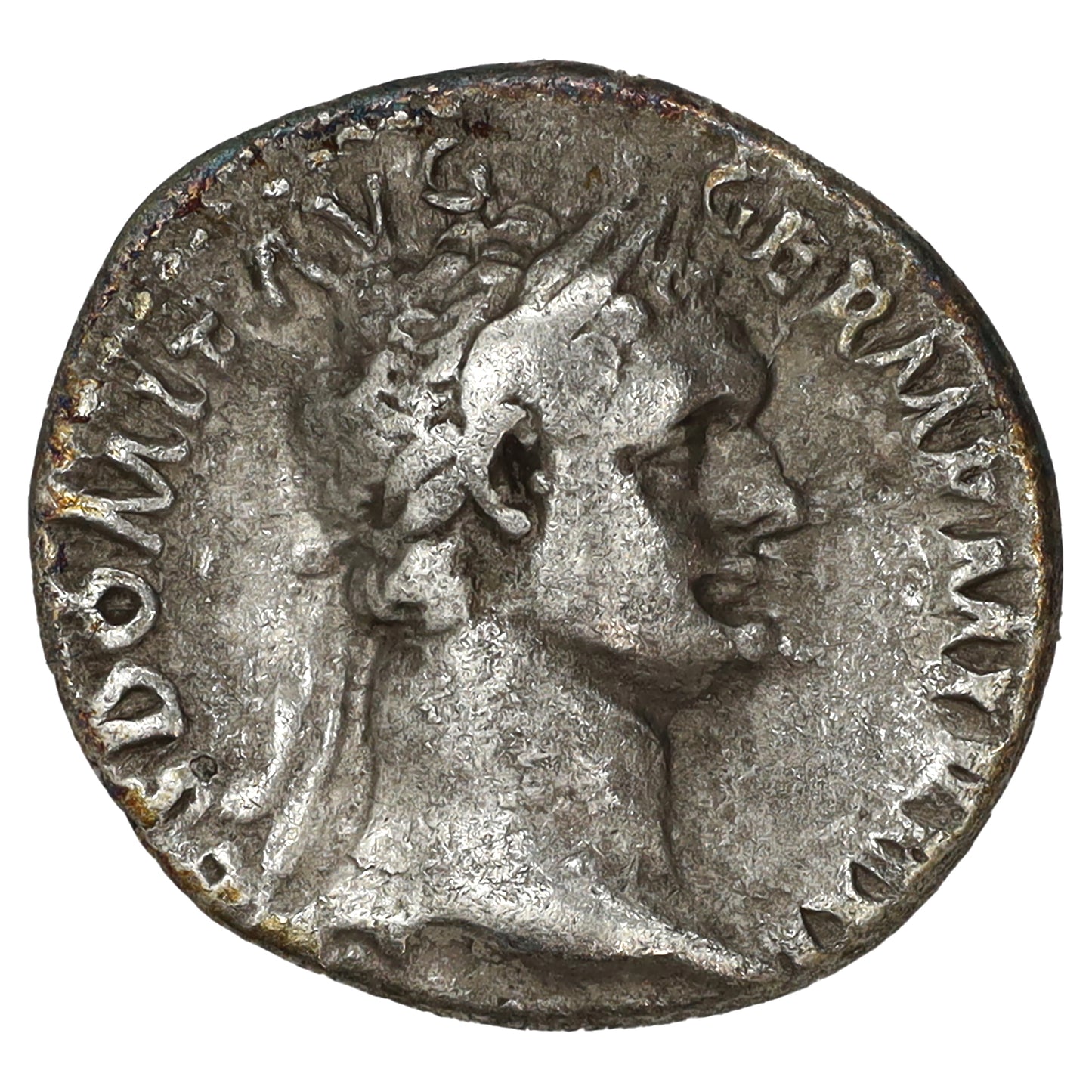 Ancient Rome 88 AD Domitian Minerva Silver Denarius Very Fine (VF20)