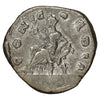 Ancient Rome 152-153 AD Faustina Minor, Concordia Silver Denarius VF-EF (VF30)
