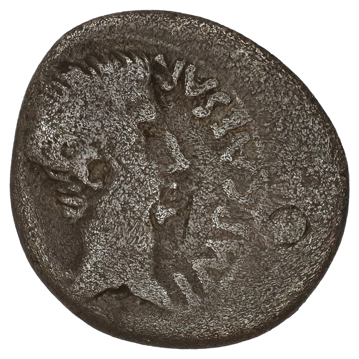 Ancient Rome 27-14 BC Augustus Silver Denarius Very Good (VG8)
