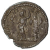 Ancient Rome 198 AD Caracalla, Minerva Holding Victory Silver Denarius Almost UNC (AU50)