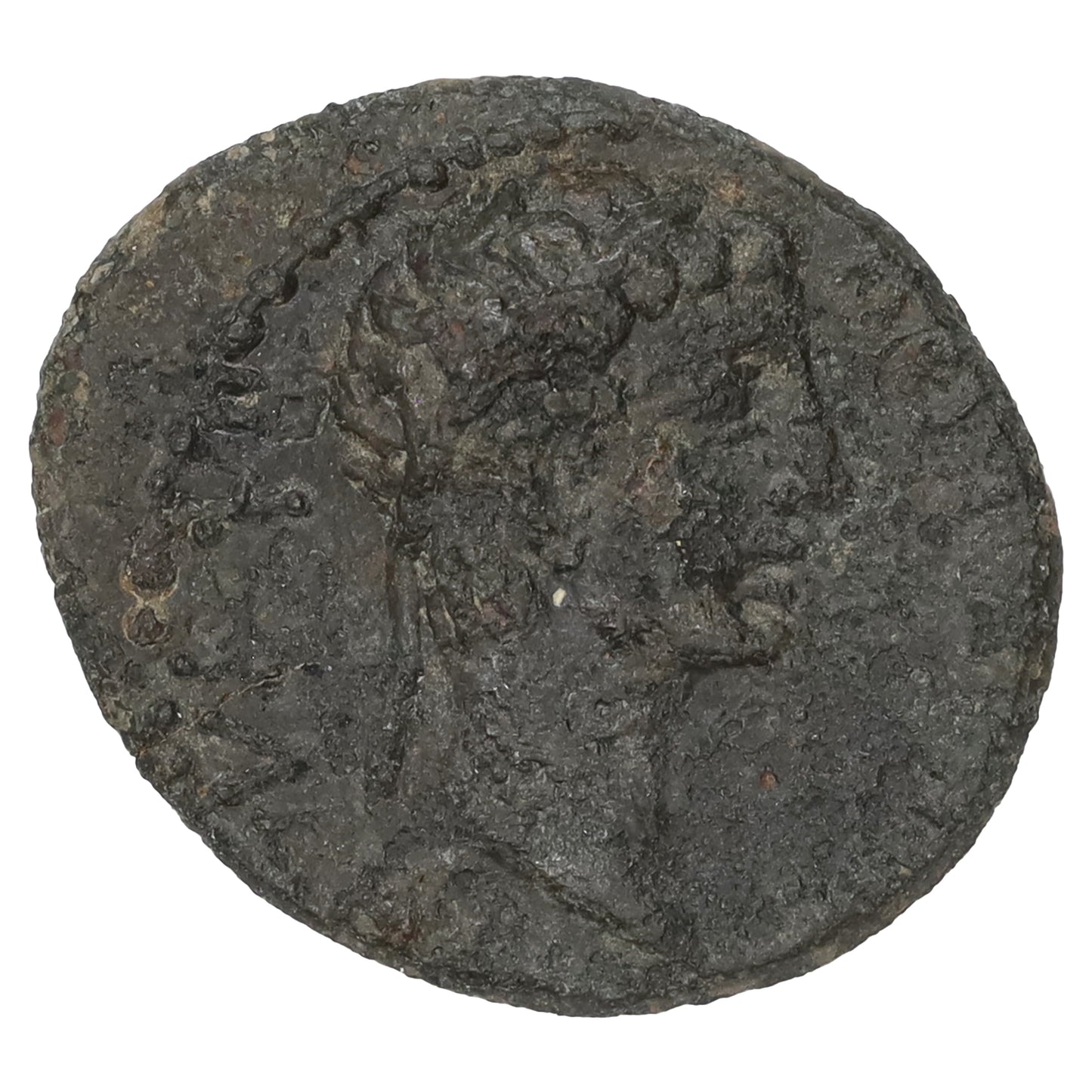Ancient Kingdom of Thrace 11 BC-12 AD Rhoemetalces With Augustus Copper VF-EF (VF30)