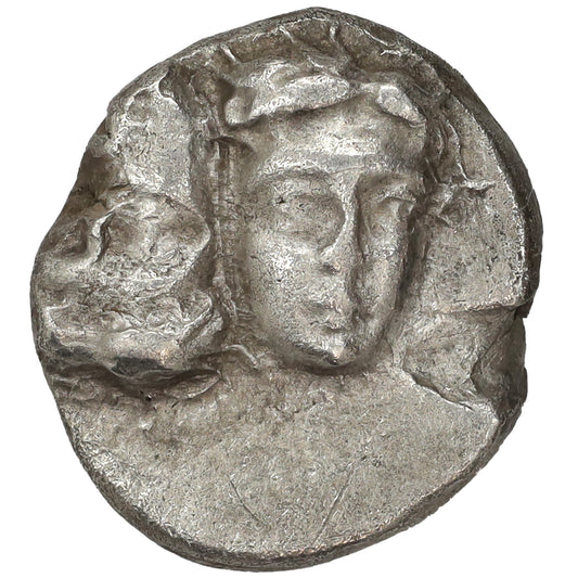 Ancient Greece 400-350 BC Moesia Silver Drachm Extra Fine (EF40)