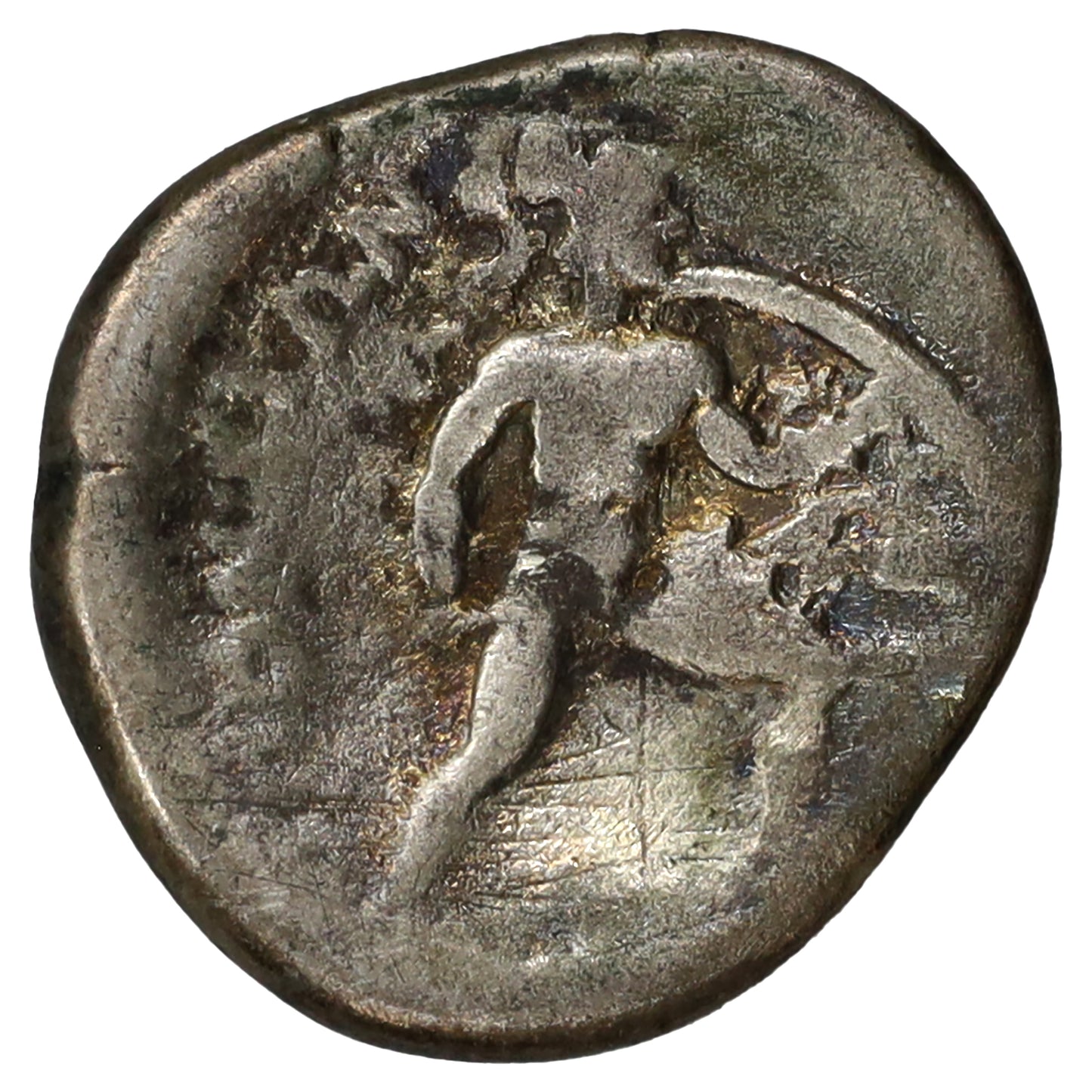 Ancient Greece 369-338 BC Head of Persephone Lokris Opuntia Silver 1/4 Stater VF-EF (VF30)