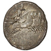 Ancient Roman Republic 90 BC Rev. Apollo C. Vibius Pansa Silver Denarius Very Fine (VF20)