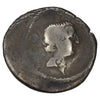 Ancient Rome 42 BC Gladiators L. Livineius Regulus Silver Denarius Fine (F12)