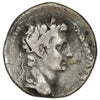 Ancient Rome 2 BC - 4 AD Lugdunum Mint, Augustus Silver Denarius Very Fine (VF20)