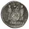 Ancient Rome 2 BC - 4 AD Lugdunum Mint, Augustus Silver Denarius Very Fine (VF20)