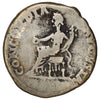 Ancient Rome 64-65 AD Nero Concordia Silver Denarius Very Fine (VF20)