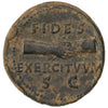Ancient Rome Jan-July 69 AD Vitellius Copper AS Extra Fine (EF40) SCARCE!