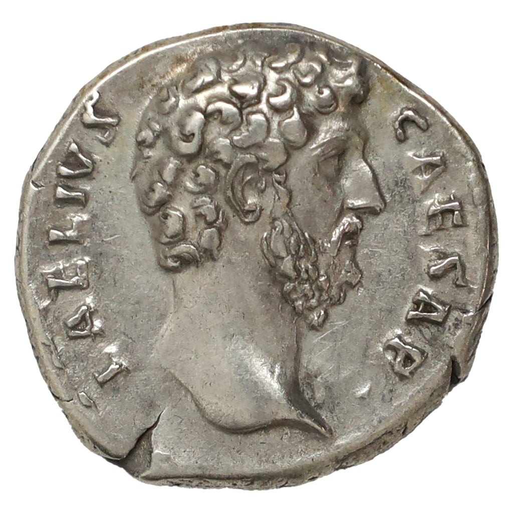 Ancient Rome 137 AD S3967 Concordia Aelius Silver Denarius AU-UNC (AU55)