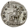 Ancient Rome 137 AD S3967 Concordia Aelius Silver Denarius AU-UNC (AU55)