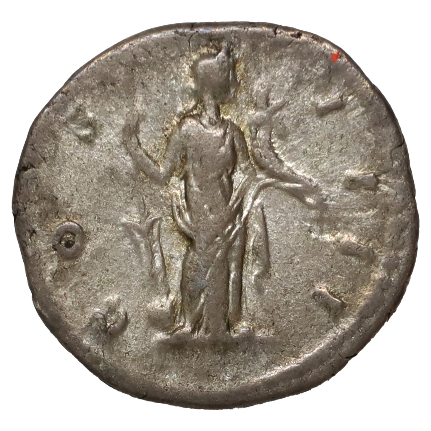 Ancient Rome 150 AD Fortuna Antoninus Pius Silver Denarius VF-EF (VF30)