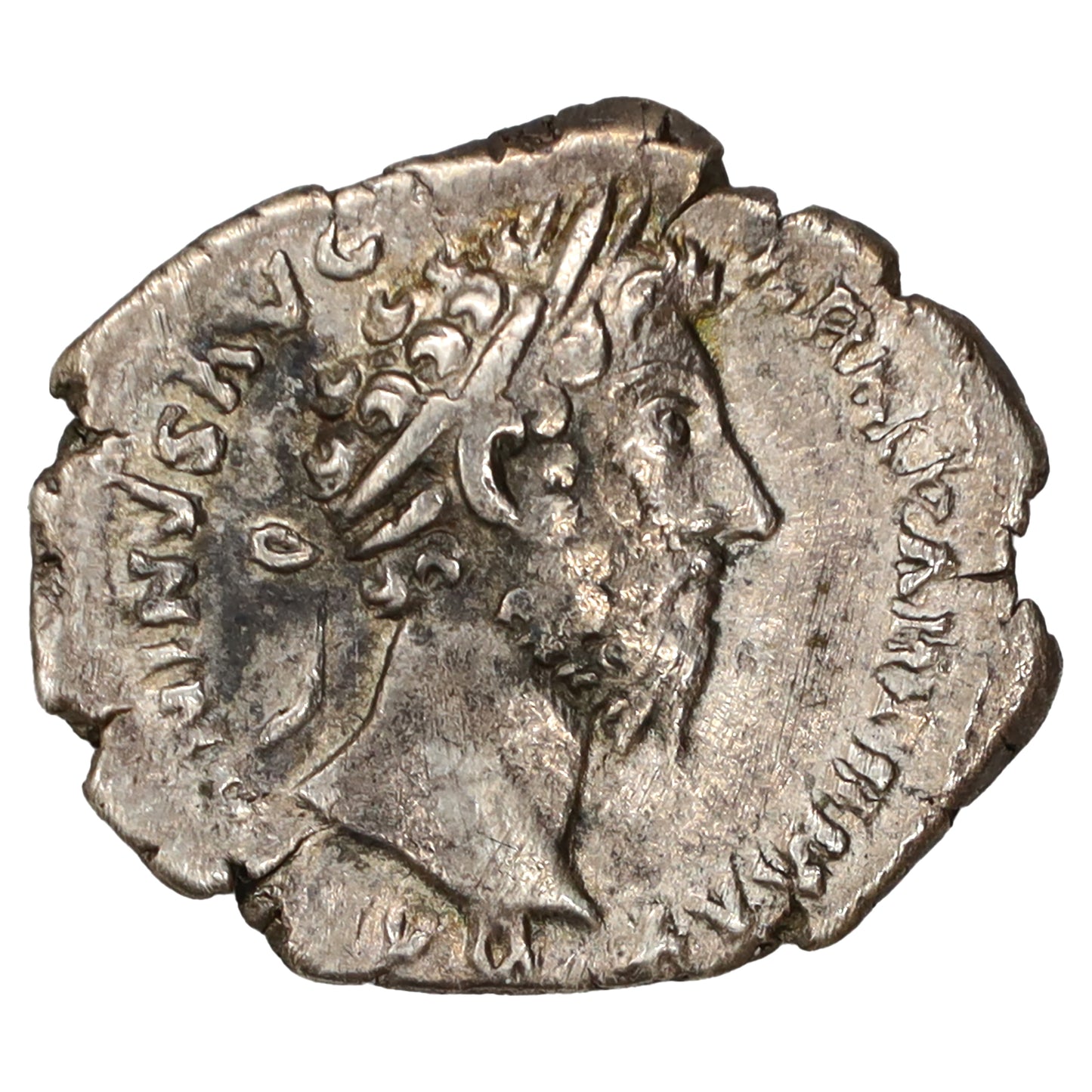 Ancient Rome 168 AD Marcus Aurelius Silver Denarius VF-EF (VF30)