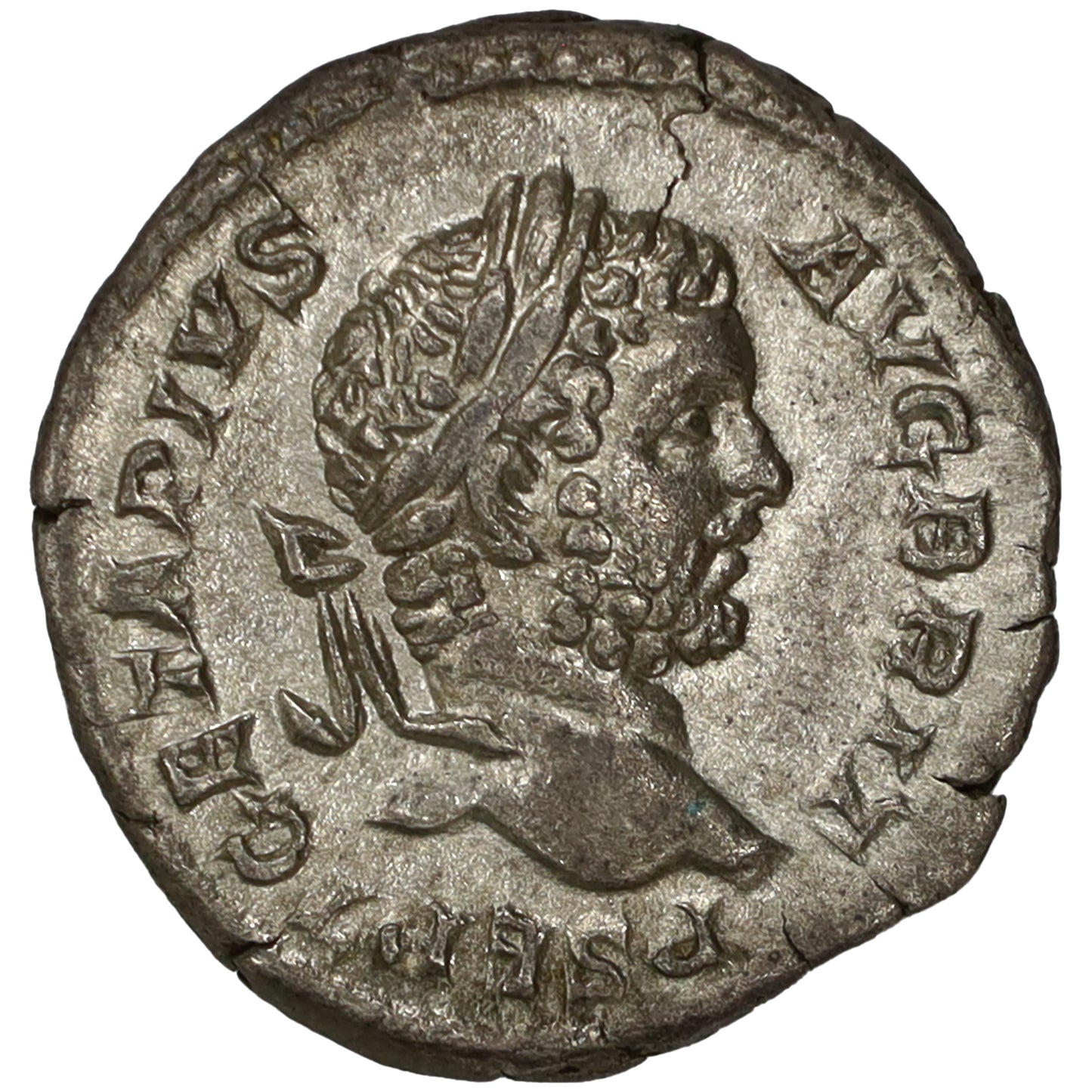 Ancient Rome 210 AD Felicitas Geta Silver Denarius Extra Fine (EF40)