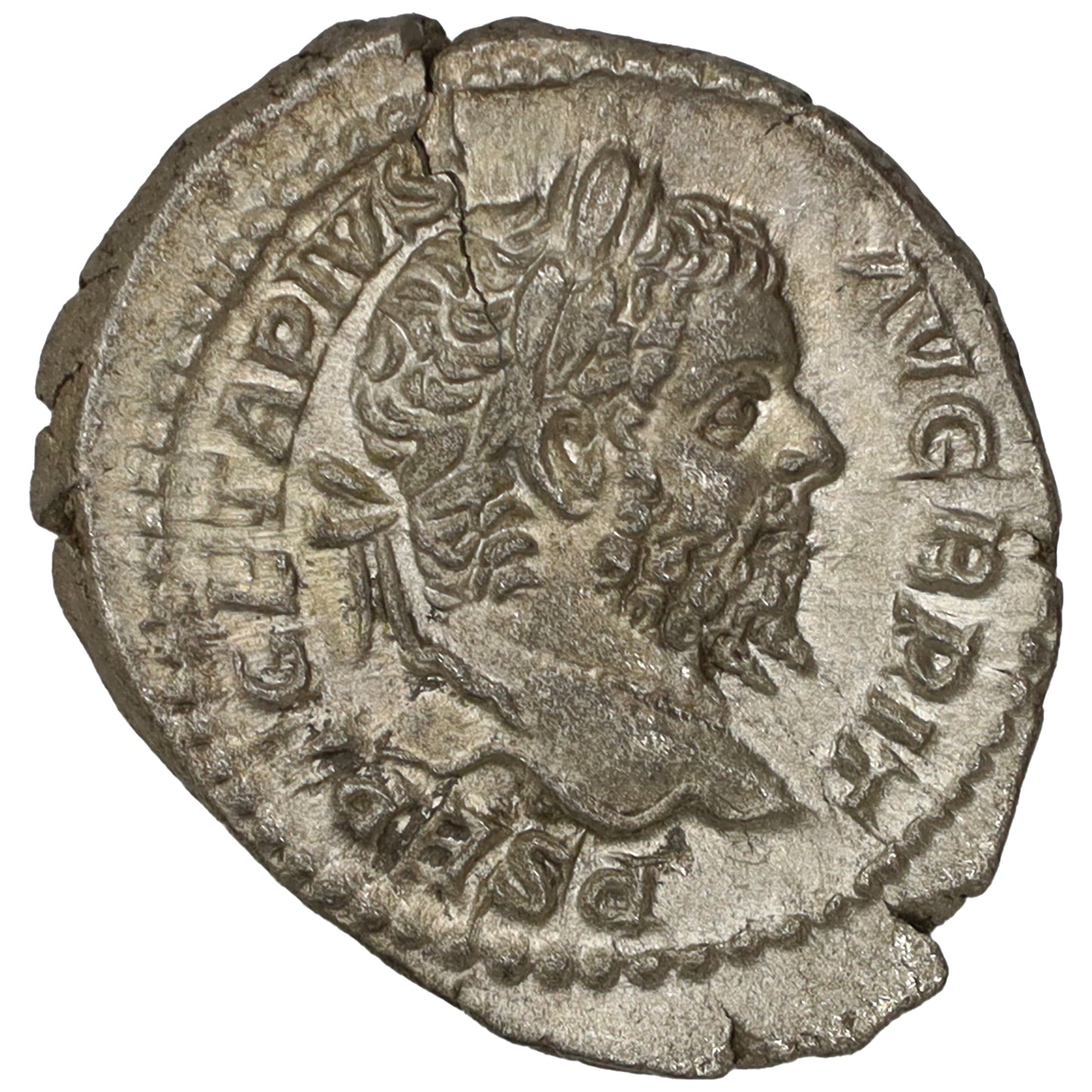 Ancient Rome 210 AD Liberalitas Geta Silver Denarius AU-UNC (AU55)