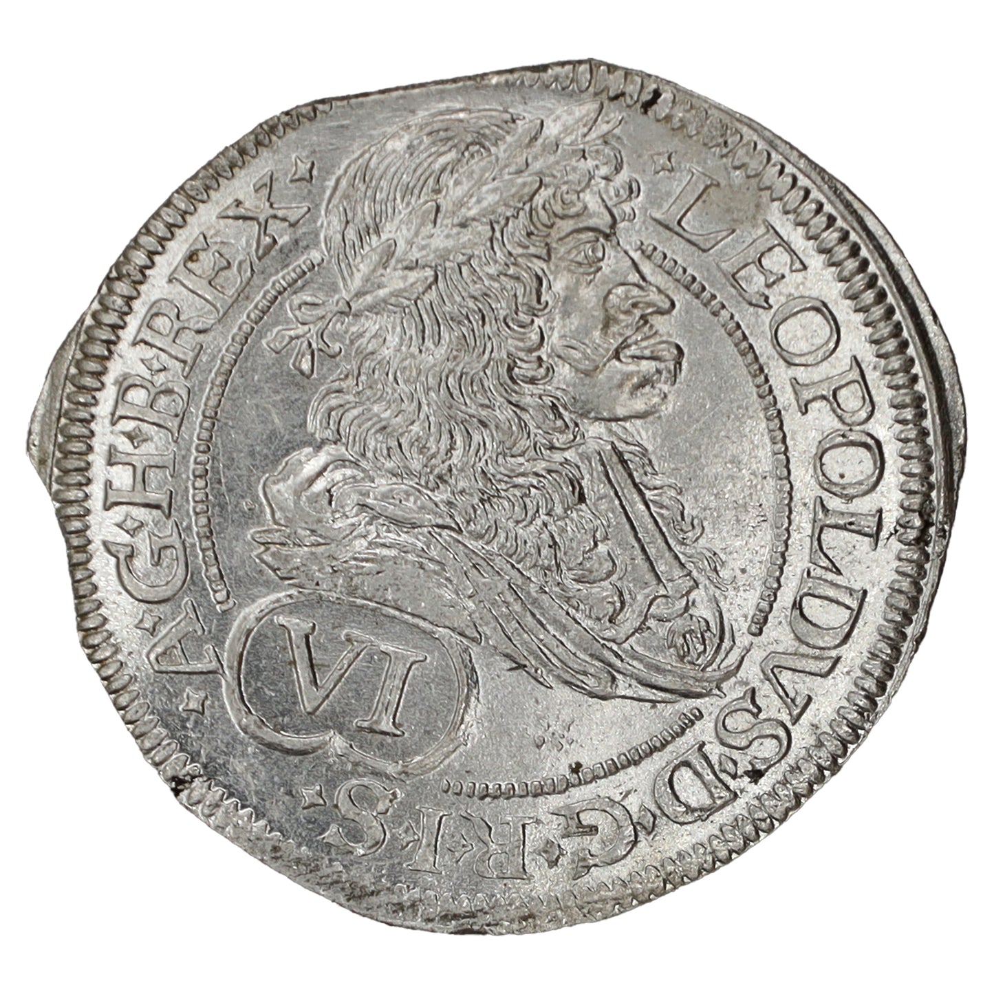 Austria 1686 Leopold I 6 Kreuzers Brilliant Uncirculated (MS63)