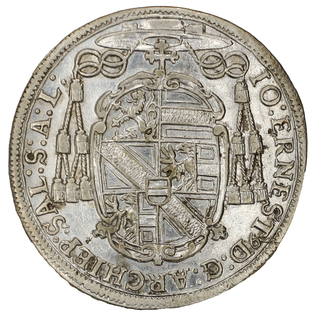 Austria 1689 Salzburg 15 Kreuzers Almost Uncirculated (AU50)