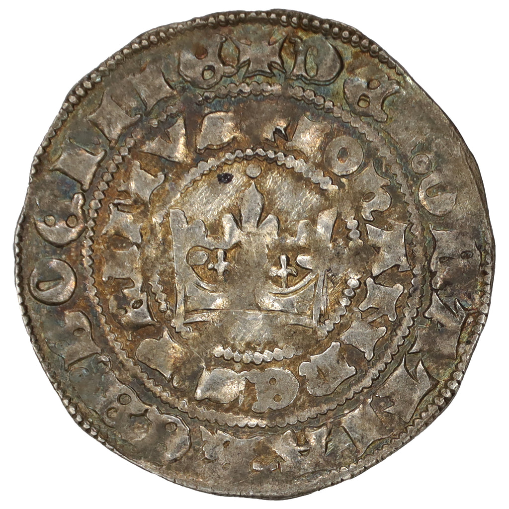 Kingdom of Bohemia 1310-1346 John of Luxembourg Groschen Almost Uncirculated (AU50)