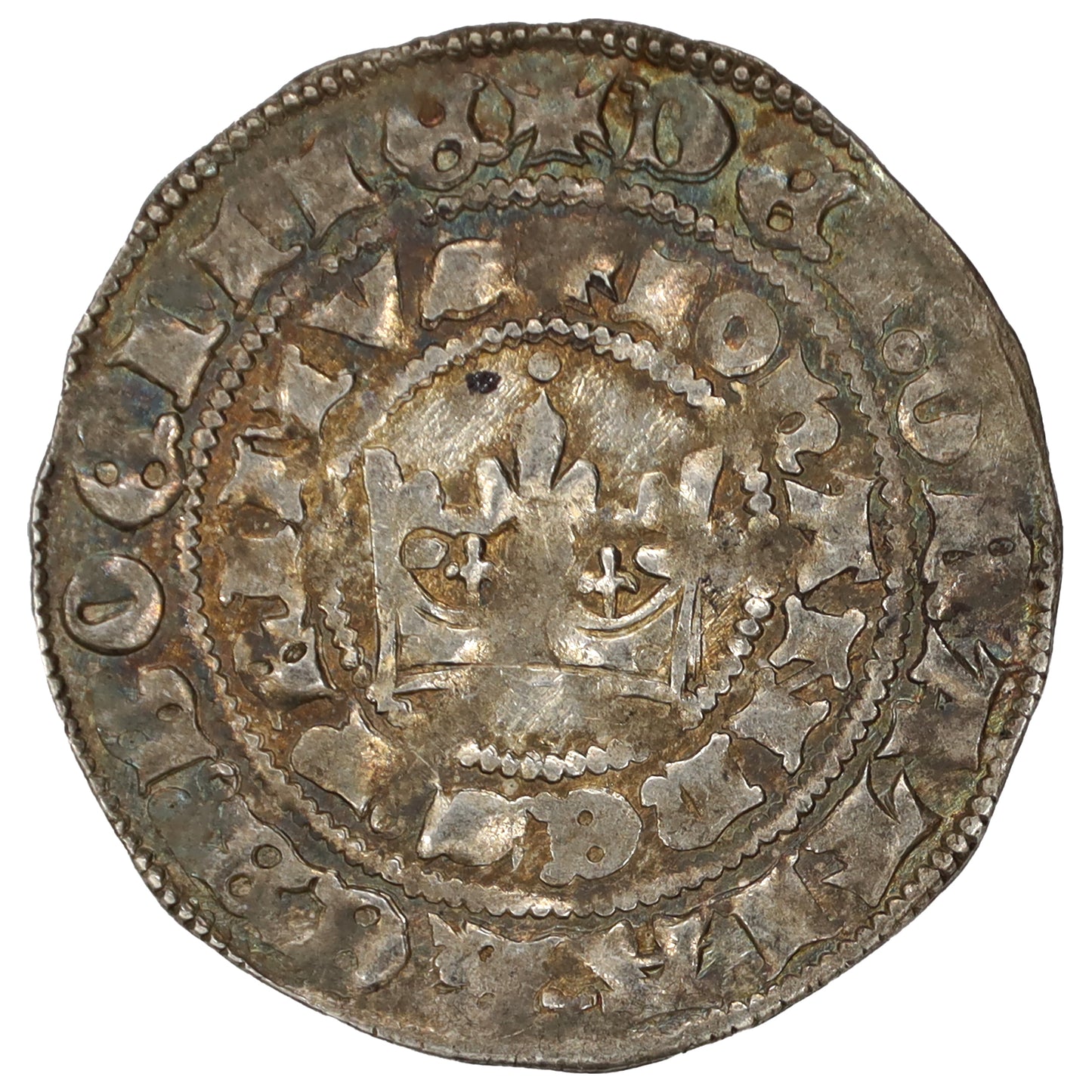 Kingdom of Bohemia 1310-1346 John of Luxembourg Groschen Almost Uncirculated (AU50)