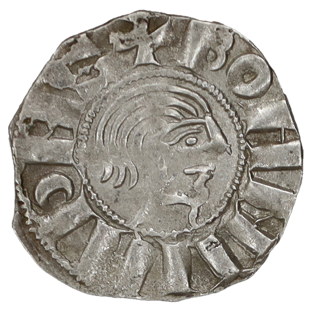 Crusader States 1149-63 Antioch Bohemond III Silver Denier Uncirculated (MS60)