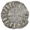 Crusader States 1149-63 Antioch Bohemond III Silver Denier Uncirculated (MS60)