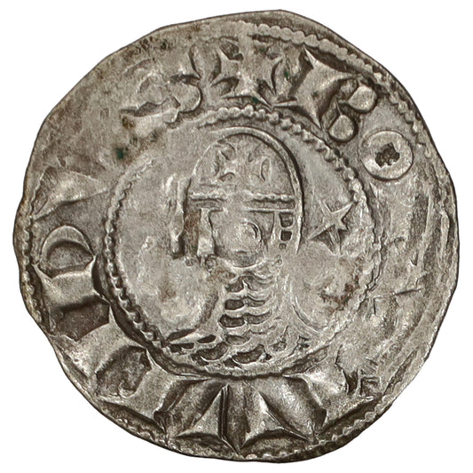 Crusader States 1163-1201 Antioch Bohemond III Silver Denier Extra Fine (EF40)