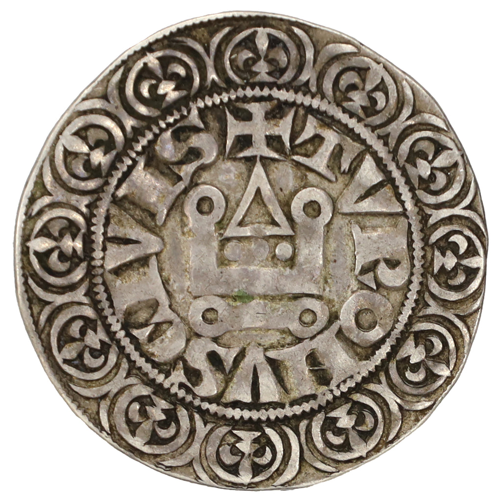 Germany 1347-55 Charles IV Groschen Tournois VF-EF (VF30)