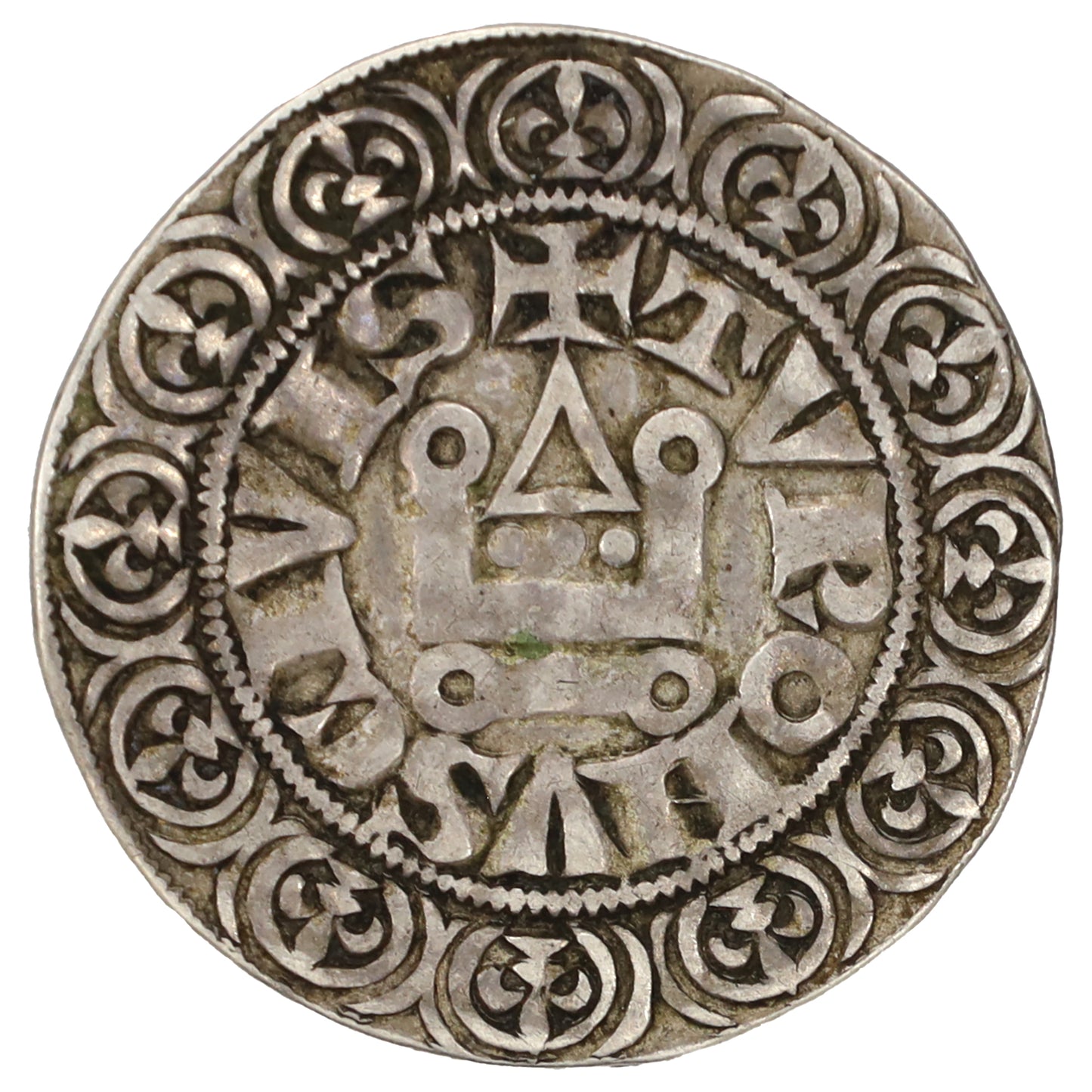 Germany 1347-55 Charles IV Groschen Tournois VF-EF (VF30)