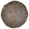 England 1652 Sun S3217 Tower Mint, Commonwealth Shilling Almost Uncirculated (AU50)