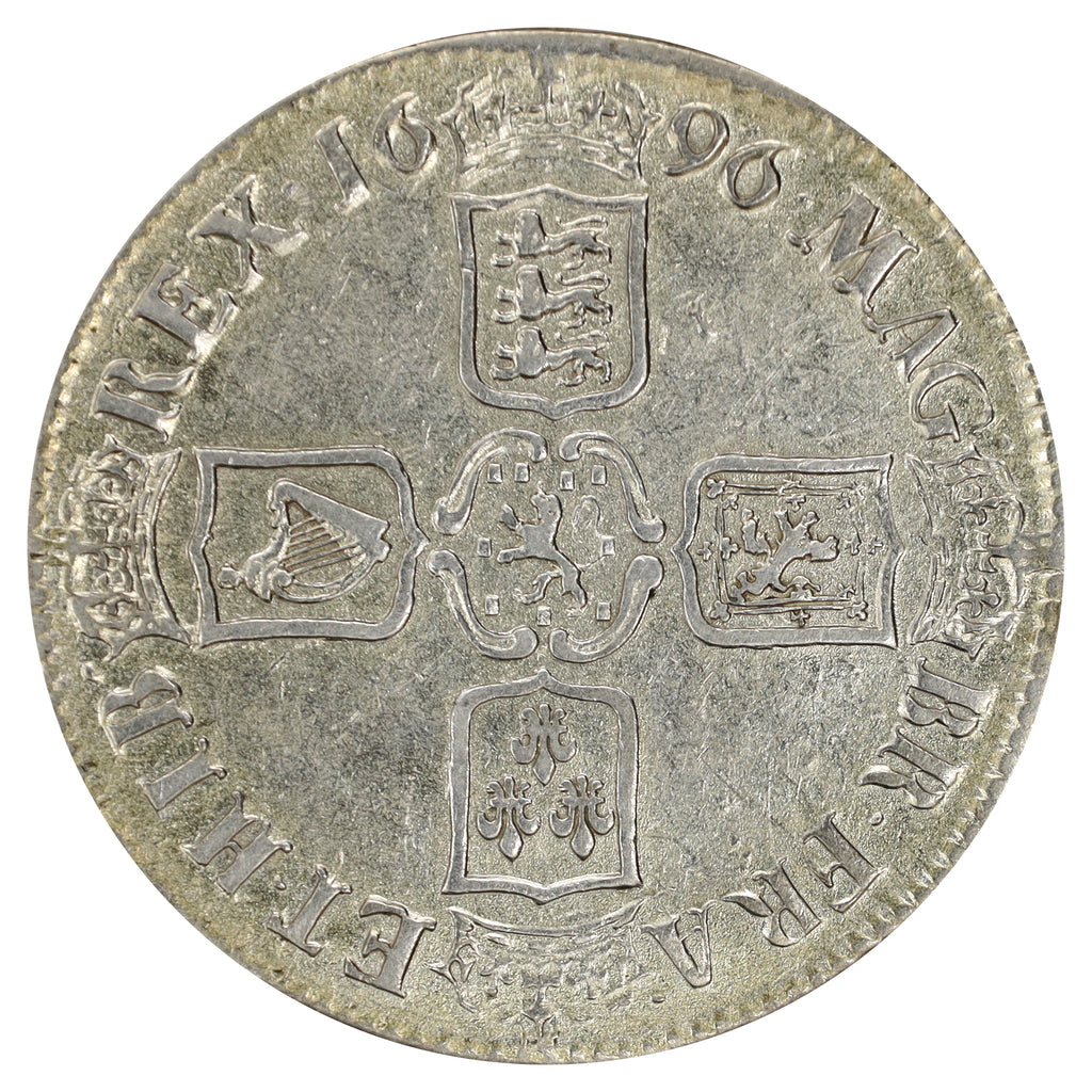 England 1695 William III Crown VF-EF (VF30)
