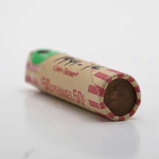 Lot of 50x 1941 Canada George VI 1-cents, Circulated to Average Condition, 50Pcs