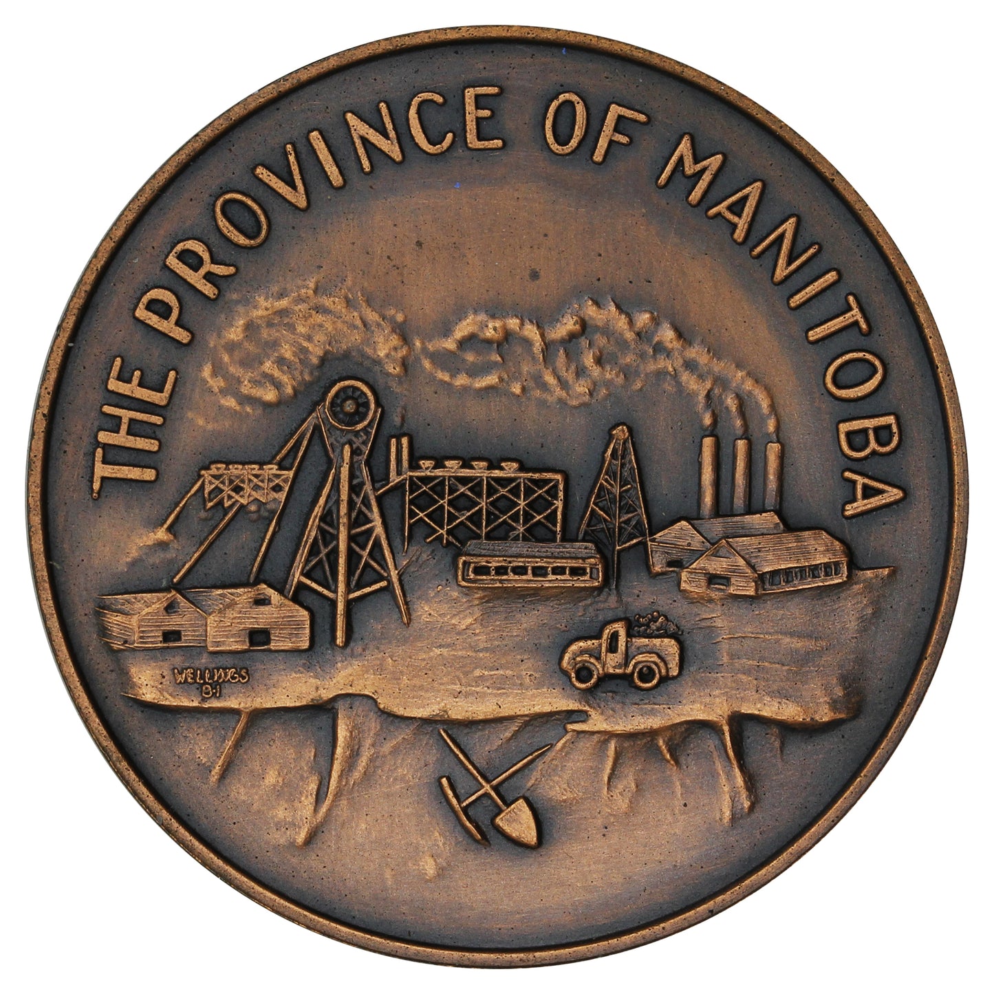 Manitoba Joined the Dominion of Canada in the Year 1870 Medallion, Undated