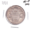 1931 Canada 50-cents VG-F (VG10) Scratched, cleaned, or impaired
